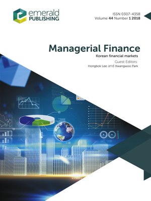 cover image of Managerial Finance, Volume 44, Number 1